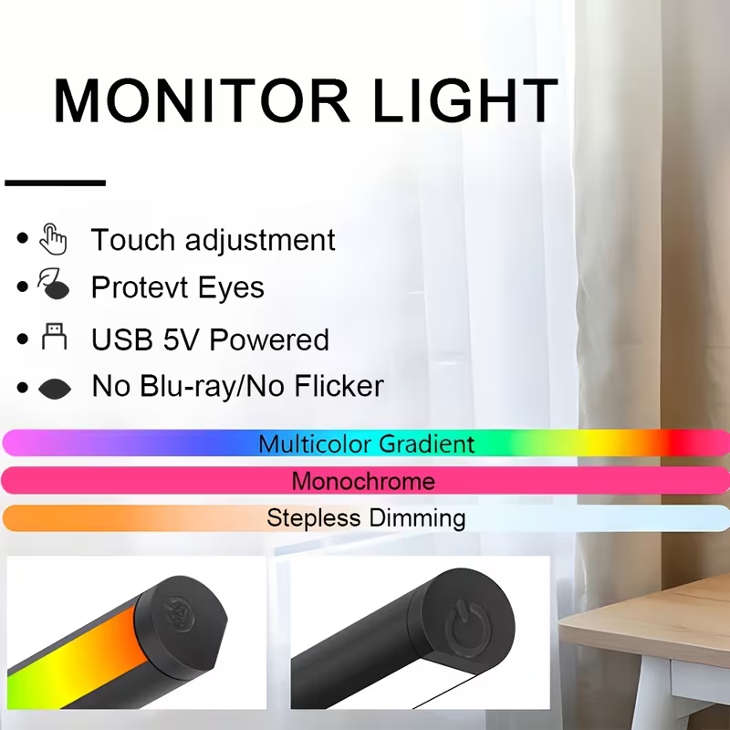 Barre lumineuse LED pour monit - Desk Setup Lamp avis et prix