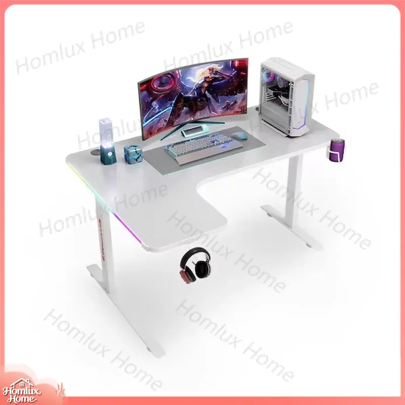 Grand bureau de jeu en forme d - Desk Setup L Shaped avis et prix