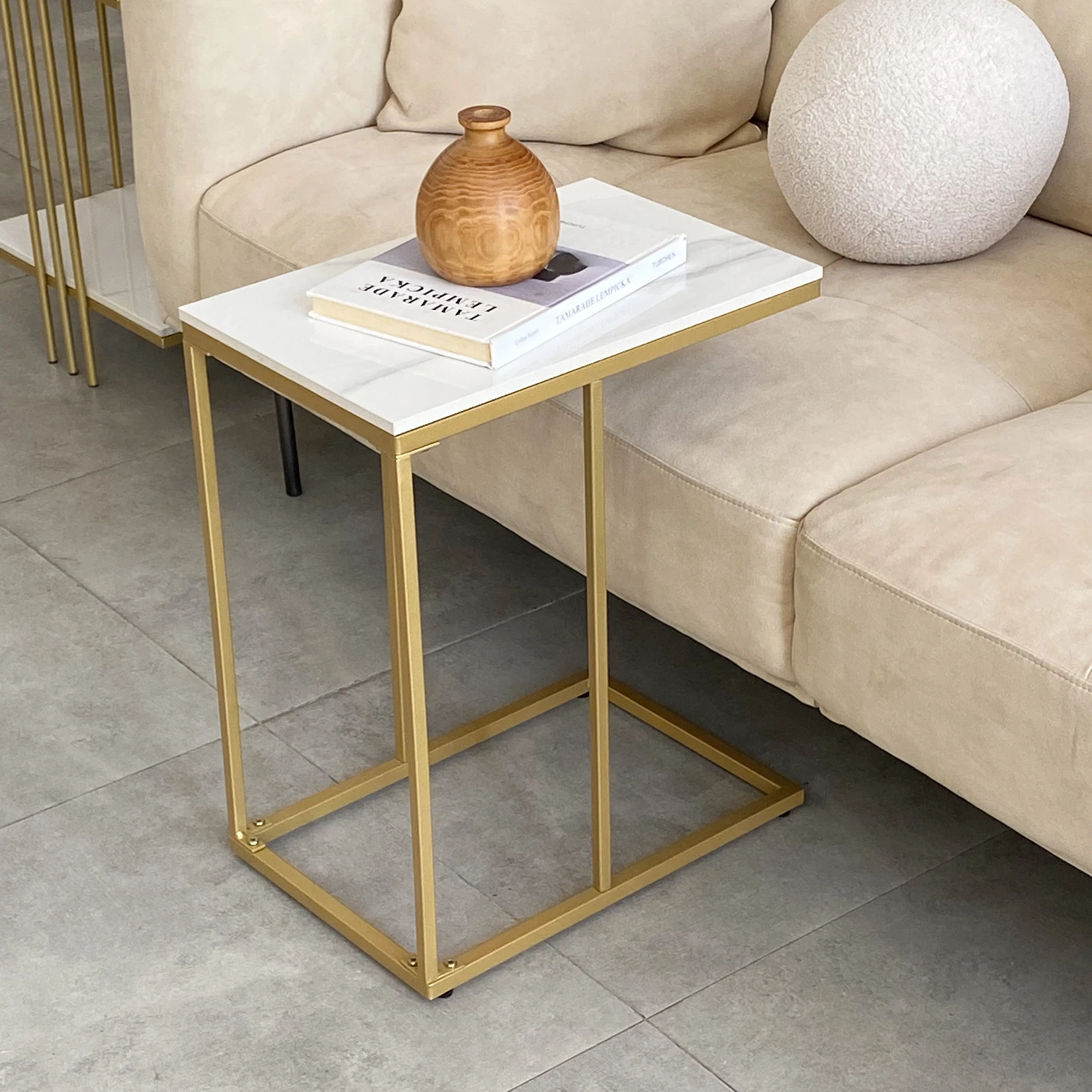 Table d'appoint en marbre, can - Desk Setup Minimalist avis et prix