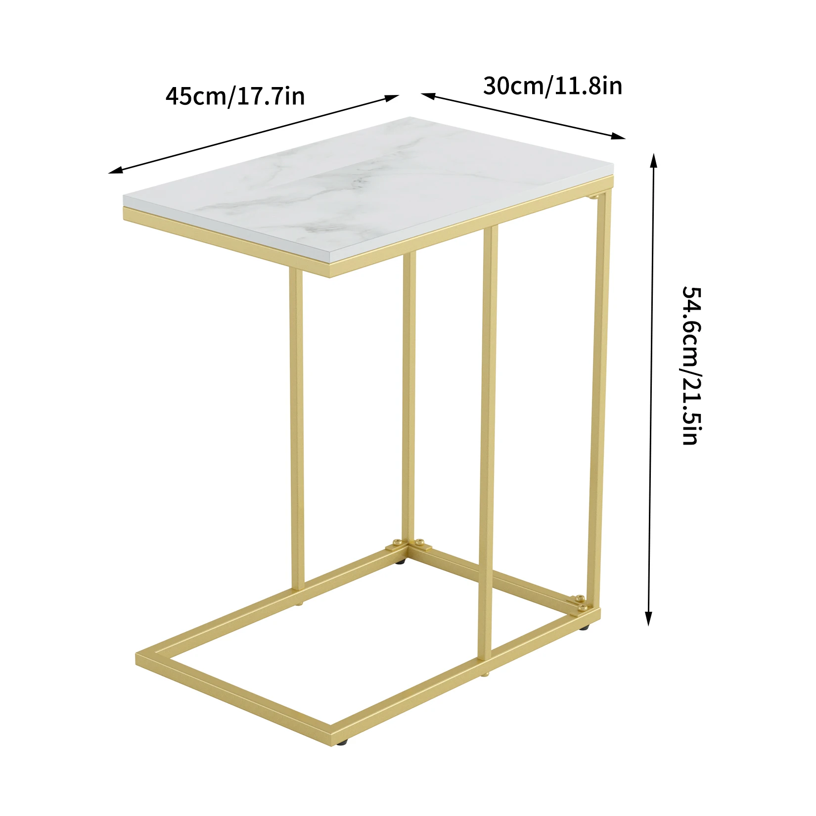 Table d'appoint en marbre, can - Desk Setup Minimalist avis et prix